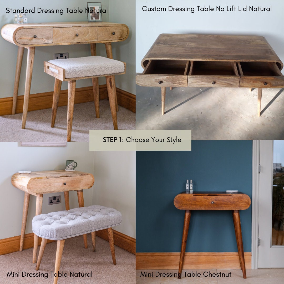 Dressing table storage box stool with lift up lid deals