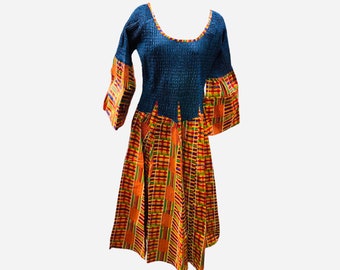 denim african dresses