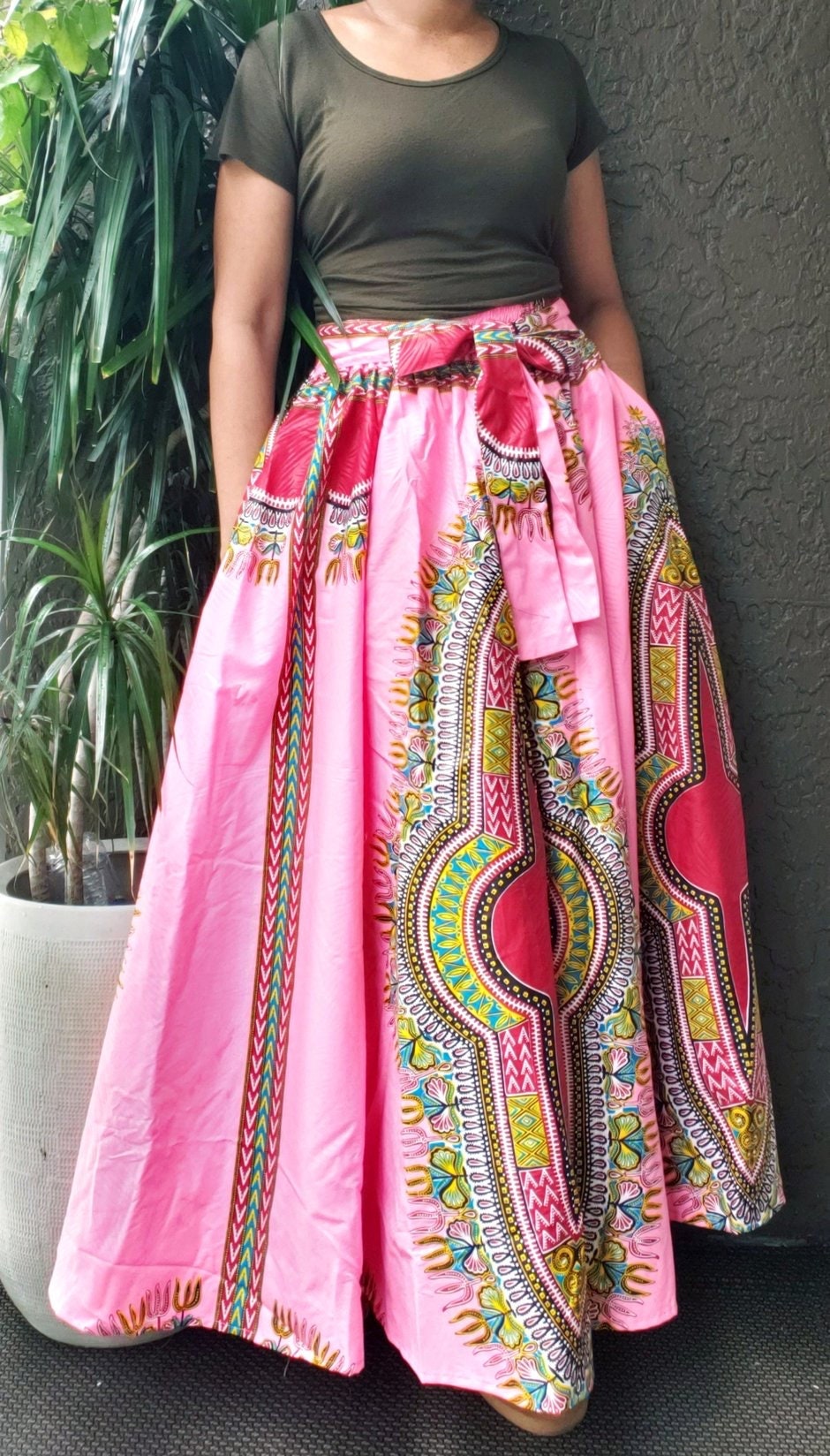 African Long Maxi Skirt African Dashiki Skirt African Skirt | Etsy