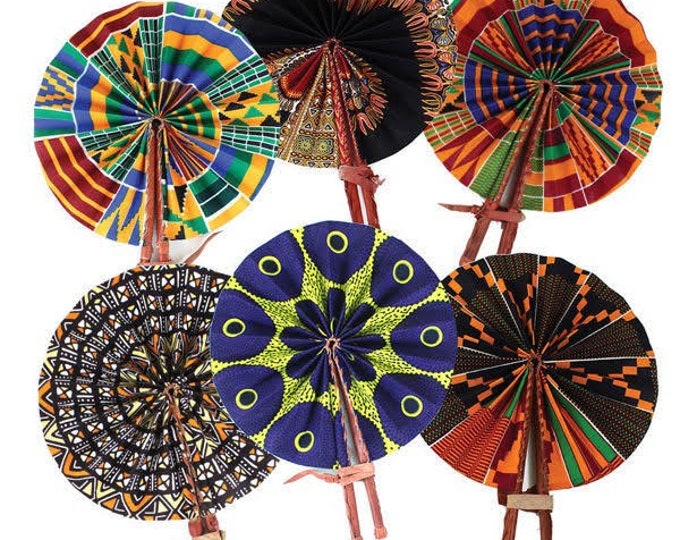 African Handwoven Decorative Fan, African Wall Decor, Decorative Fan