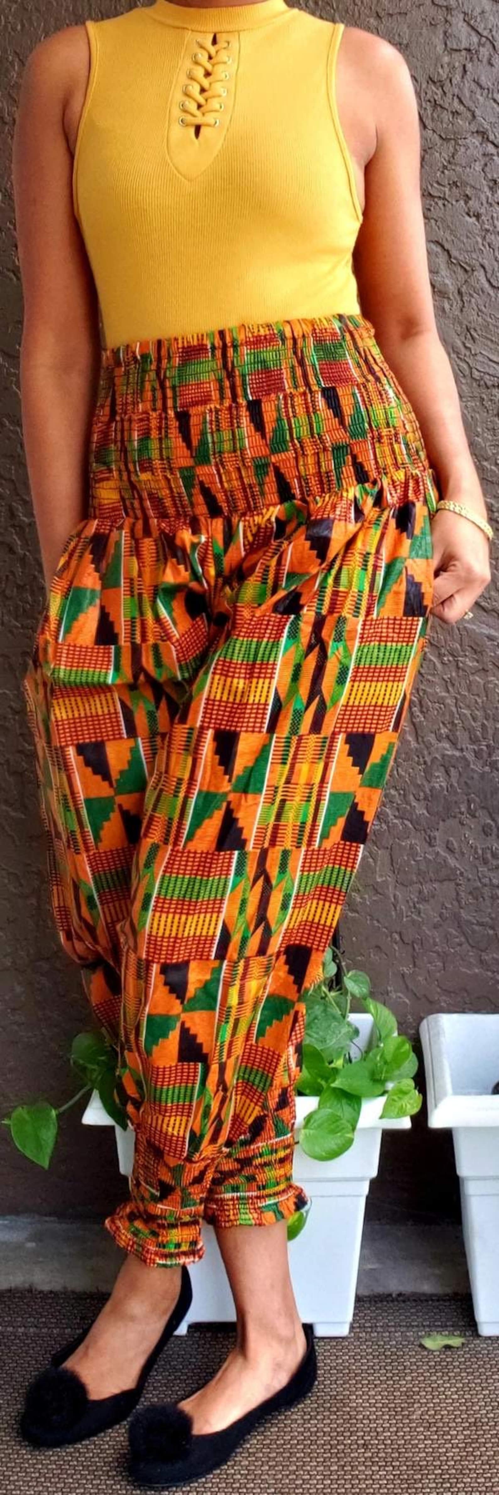 What to wear to. areggae concert: African Print pants