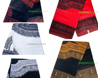 African Fabric 6 Yard African Wax Fabric African Dashiki Fabric African 6 Yard Fabric African Print Fabric Kente Fabric African Kente Fabric