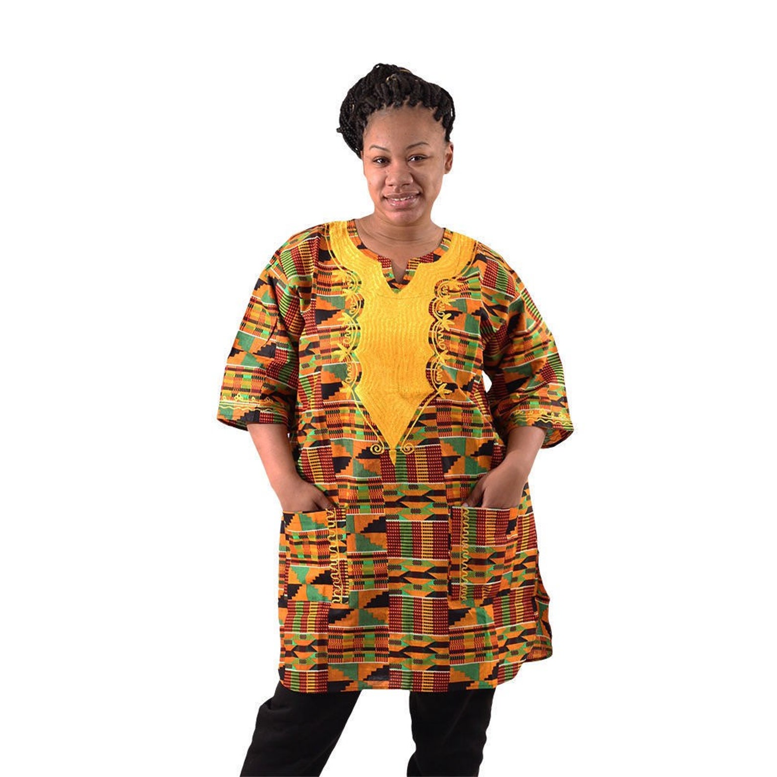 kente styles for plus size