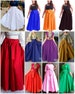 Women's Long Skirt With Scarf Cotton One Size Wholesale Skirts Long White Skirts Different Colors Plus Size Skirts Women's Skirts Scarves 