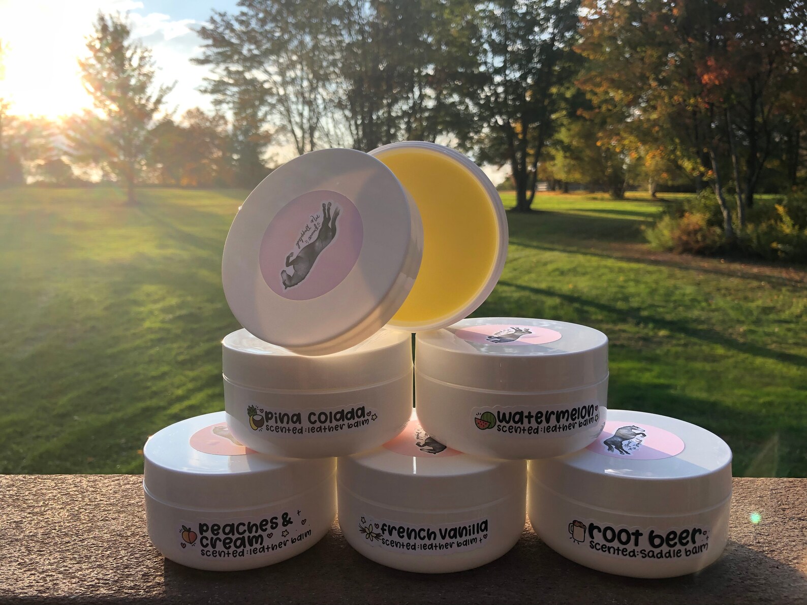 Scented Leather Balm Etsy