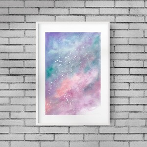 MORNING SKY | Water color painting | digital print