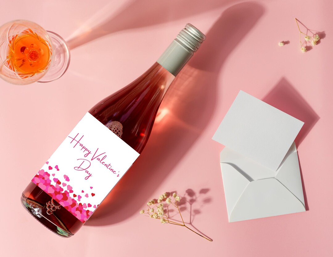 Valentine's Day Wine Label PRINTABLE Gift for Her Wine - Etsy