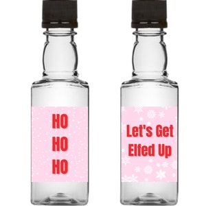 Christmas Mini Liquor Bottle Labels PRINTABLE Christmas Party - Etsy