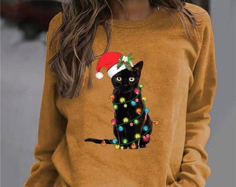 womens cat sweatshirt