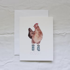 carte poulet, jolie carte poulet, jeu de mots poulet, jolie carte de voeux vierge