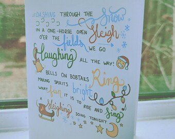 Handwritten Christmas Card