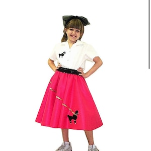 Kids Felt Poodle Skirt