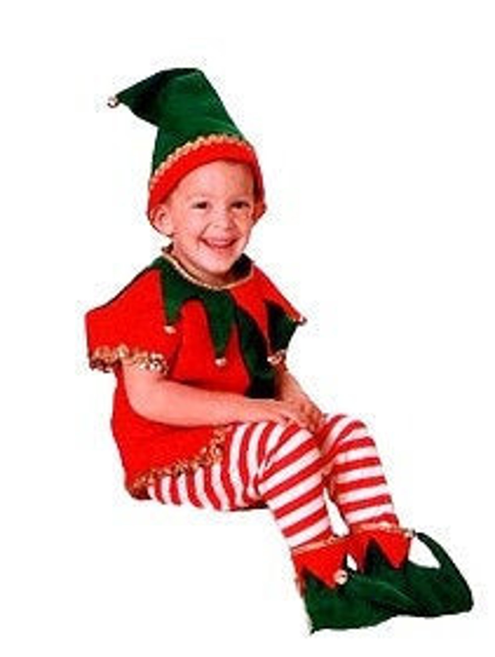 Kids Elf Costume 3 Pc Set Etsy