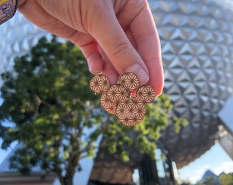 Laser Cut Mickey Mouse Earrings