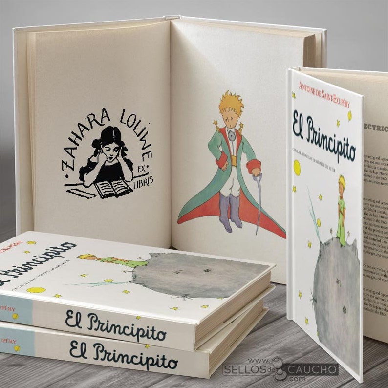 Stamp Books Stamp Girl Reading Books Ex Libris Library Reader Custom Stamp Exlibris Girl Reading Stamp Exlibris Reader