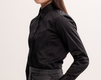 Camicia "Сaretakers" in colore nero