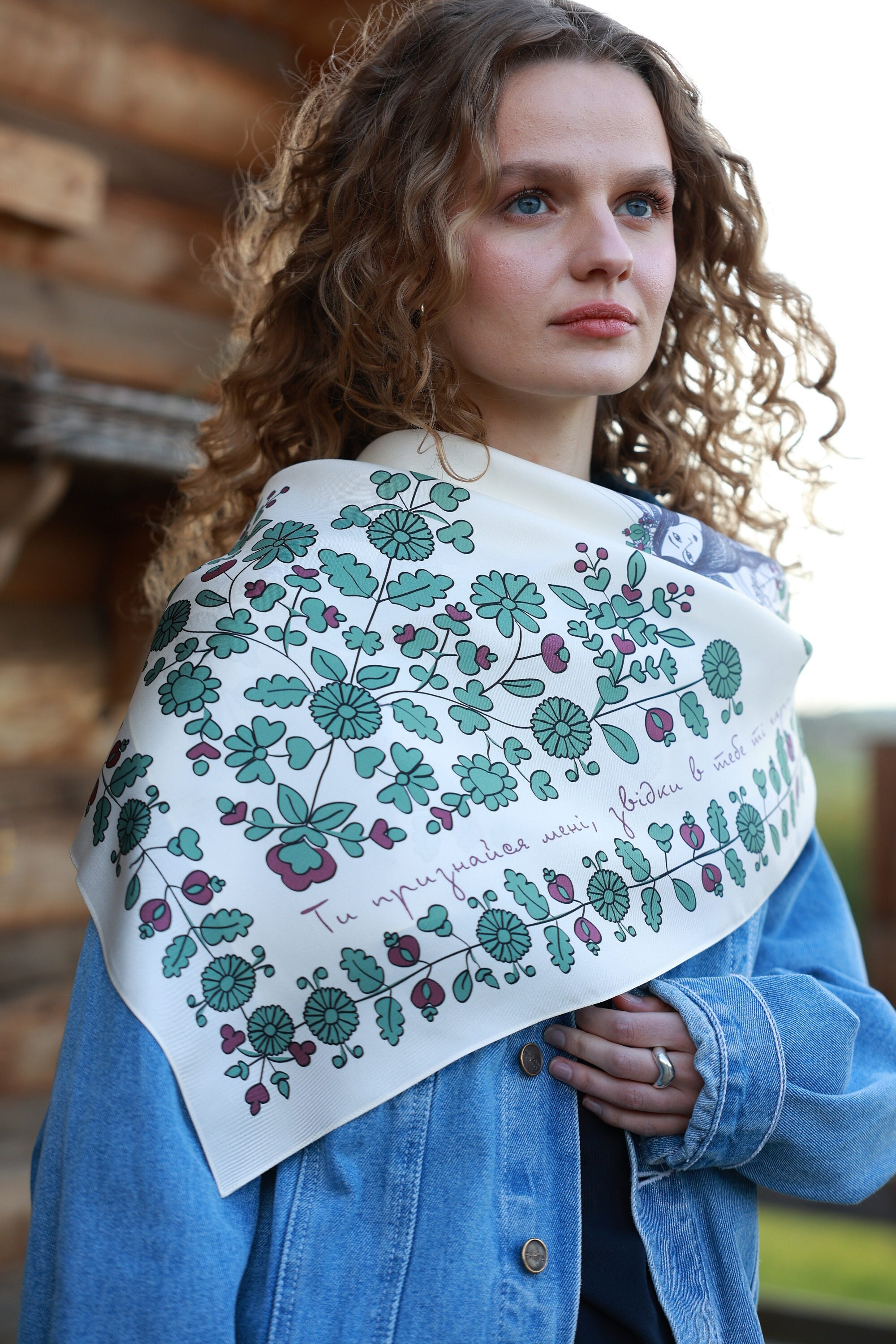 Natural Silk Scarf Shawl ruta /head Kerchief/shawl photo