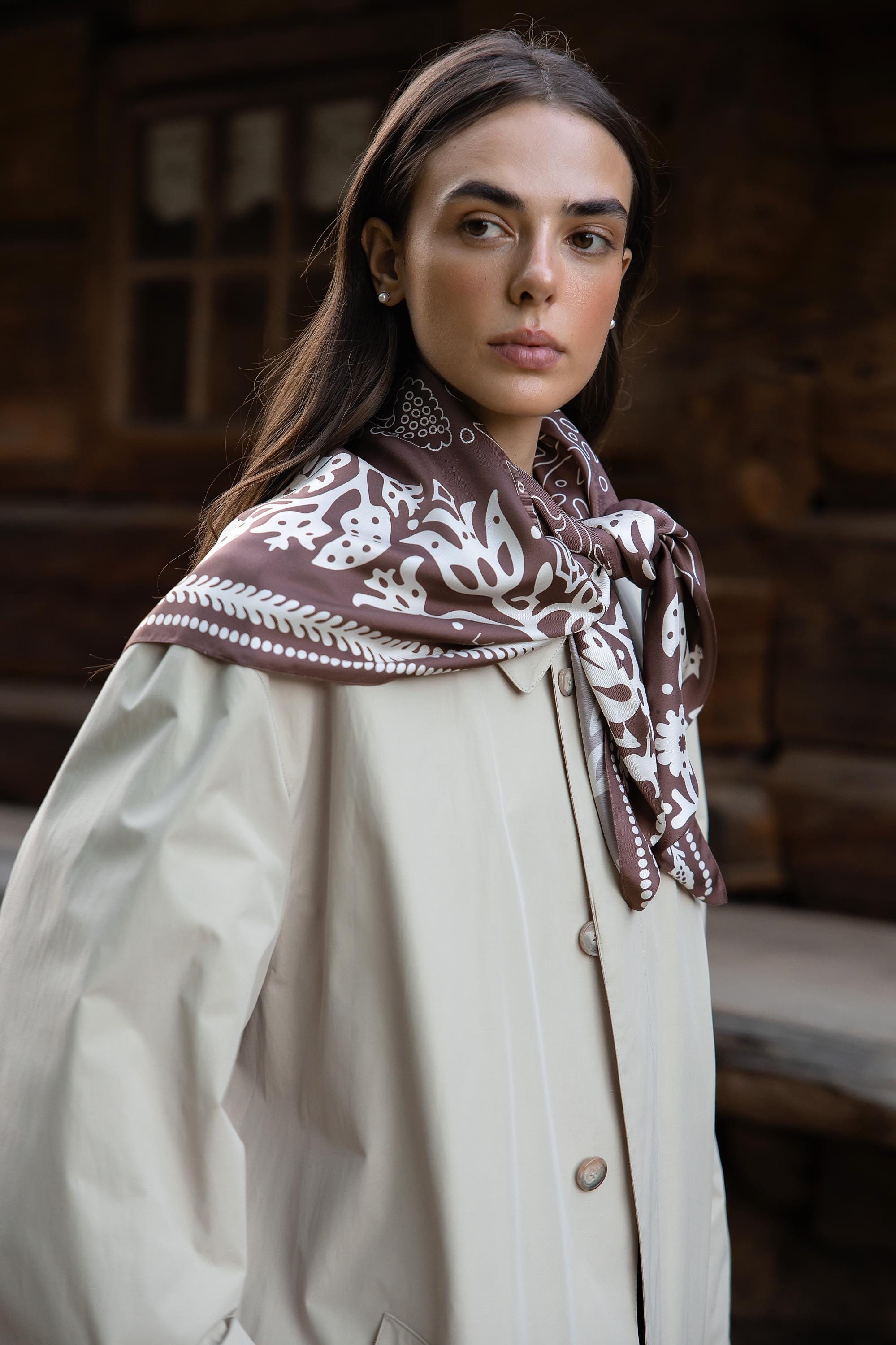 Bellotti silk scarf - Etsy 日本