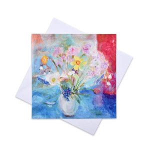 artistique artistique | de voeux | carte d'anniversaire | florale | carte de voeux fleur | Carte d'anniversaire pour maman | Jolie carte
