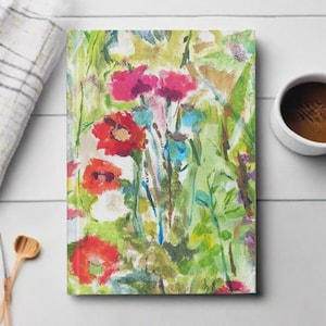 Hardback Notebook | A5 Notebook | Notebook Journal | A5 Notebook | A5 Journal | Pretty Notebook | Arty Notebook | Pretty Floral Journal