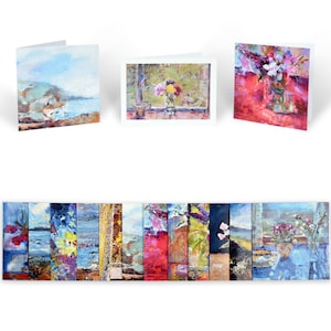 Cartes d'art | Lot de 20 cartes | Cartes vierges Royaume-Uni | Cartes de voeux vierges | Pack de cartes de vœux | Belles cartes | Cartes de voeux | Cartes artistiques