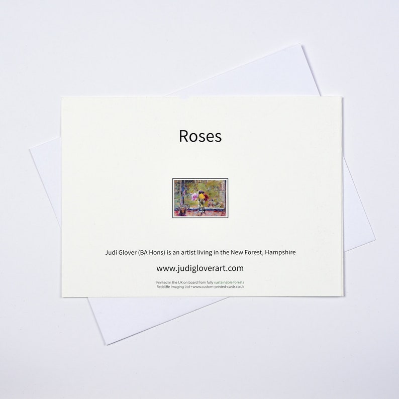 Roses Cards Greeting Cards Blank Cards Art Cards Art - Etsy UK