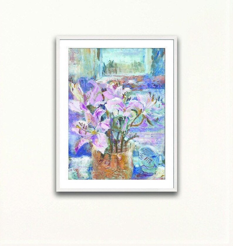 Lilies Art Prints Fine Art Prints for Any Room Uk Etsy UK