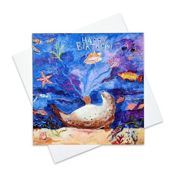 Art Birthday Card Birthday Card UK Birthday Card Etsy