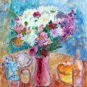 Tarjeta de feliz cumpleaños / Tarjeta de cumpleaños / Tarjeta de cumpleaños con flores / Tarjeta de cumpleaños para mamá / Tarjeta de cumpleaños del Reino Unido / Tarjeta de cumpleaños para hija / Tarjetas artísticas