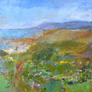 Cartão de felicitações Coastal Path | Cartão de felicitações Fine Art | Cartão Seascape | Cartões de arte Reino Unido | Cartões de felicitações Reino Unido | Cartões em branco Reino Unido | Cartão de aniversário |