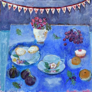 Set van 6 kerstkaarten | Pak kerstkaarten | Britse kerstkaarten | Kerstkaarten 2024 | Kerstkaartenpakket | Kunstkerstkaarten
