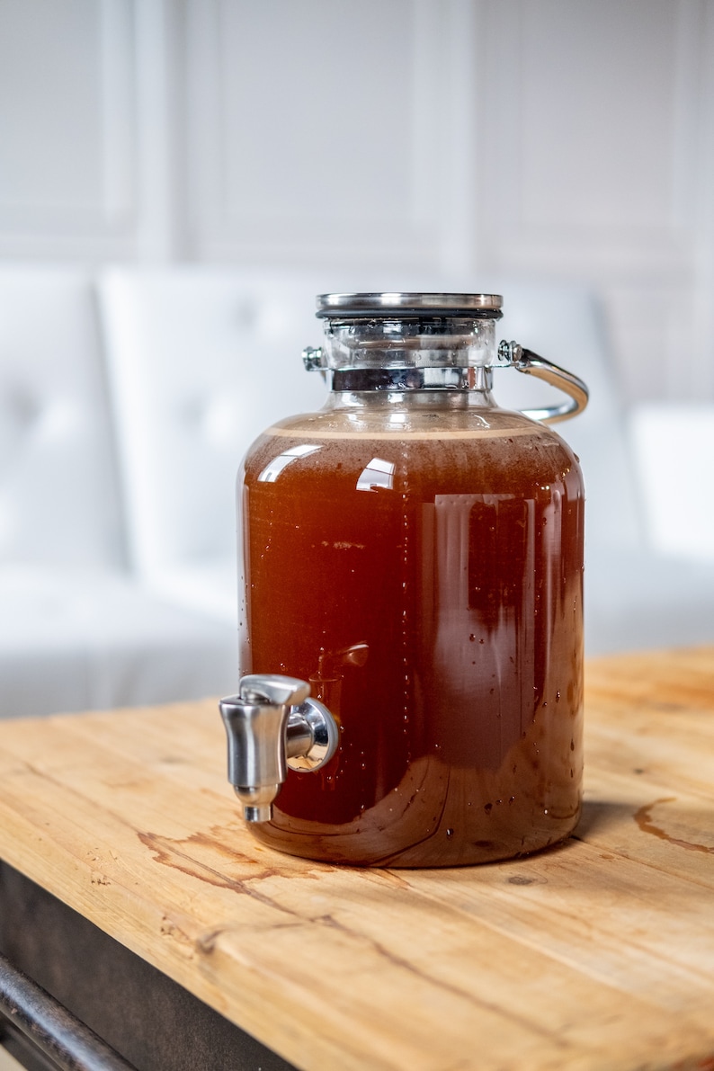 Cold Brew Iced Coffee Maker (& Iced Tea Maker) on Tap - 3.2 Liter Cold Brew Coffee Maker and Dispenser - Airtight Glass Cold Brew Maker