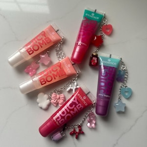 Lip Gloss with Chain Charm