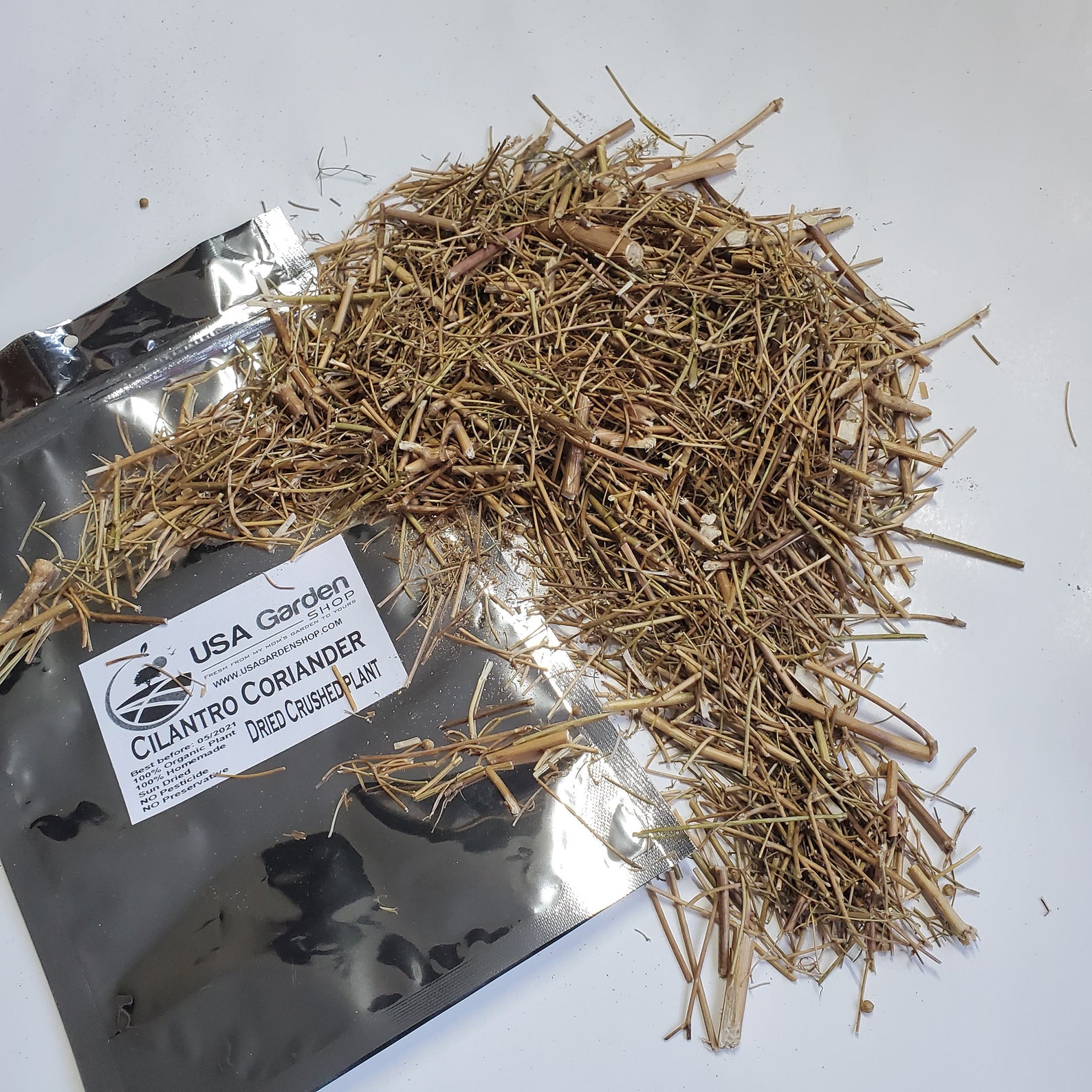 Dried Cilantro plant Crushed 100 Organic Cilantro Root Etsy