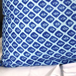 Blue Harvest Cotton Pillowcase