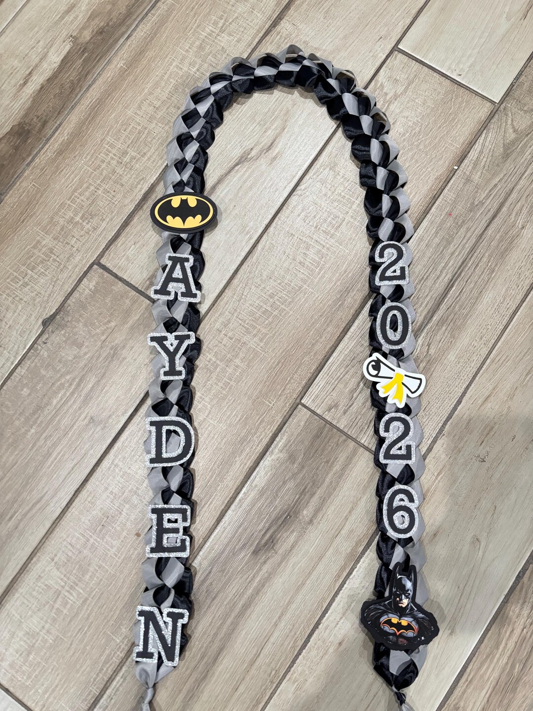 Batman Graduation Lei - Etsy