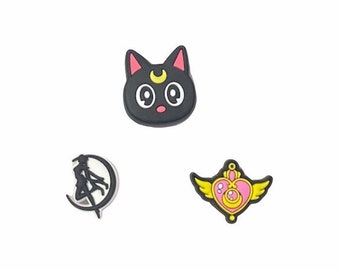 Sailor Moon Shoe Charms | Sailor Moon Inspired Shoe Charms | Anime Inspired She Charms | Anime Shoe Charms