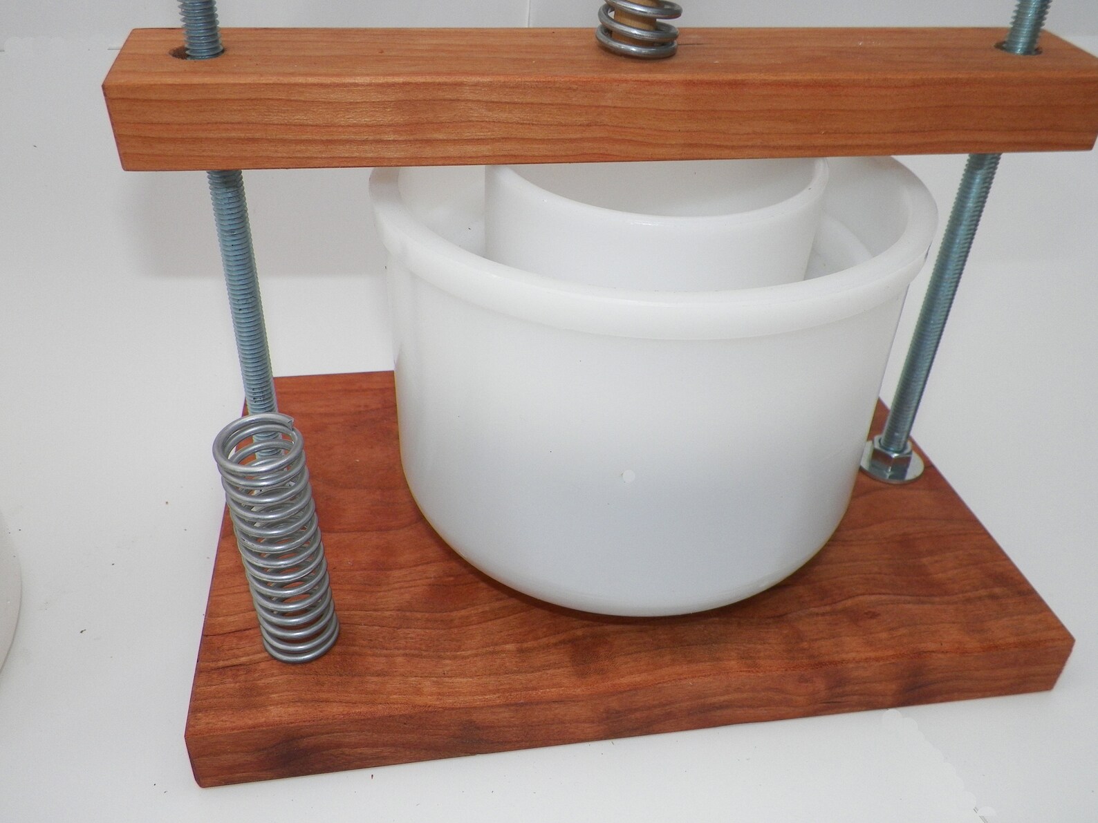 Cheese Press Calibrated Cheese Curd Press Spring Cheese Press Etsy