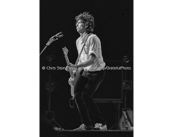 Keith Richards Original Unframed B&W Photograph