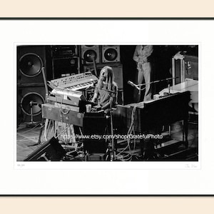 Brent Mydland Original Framed B&W Photograph