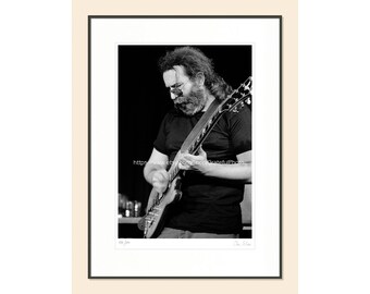 Jerry Garcia  Original Framed B&W Photograph
