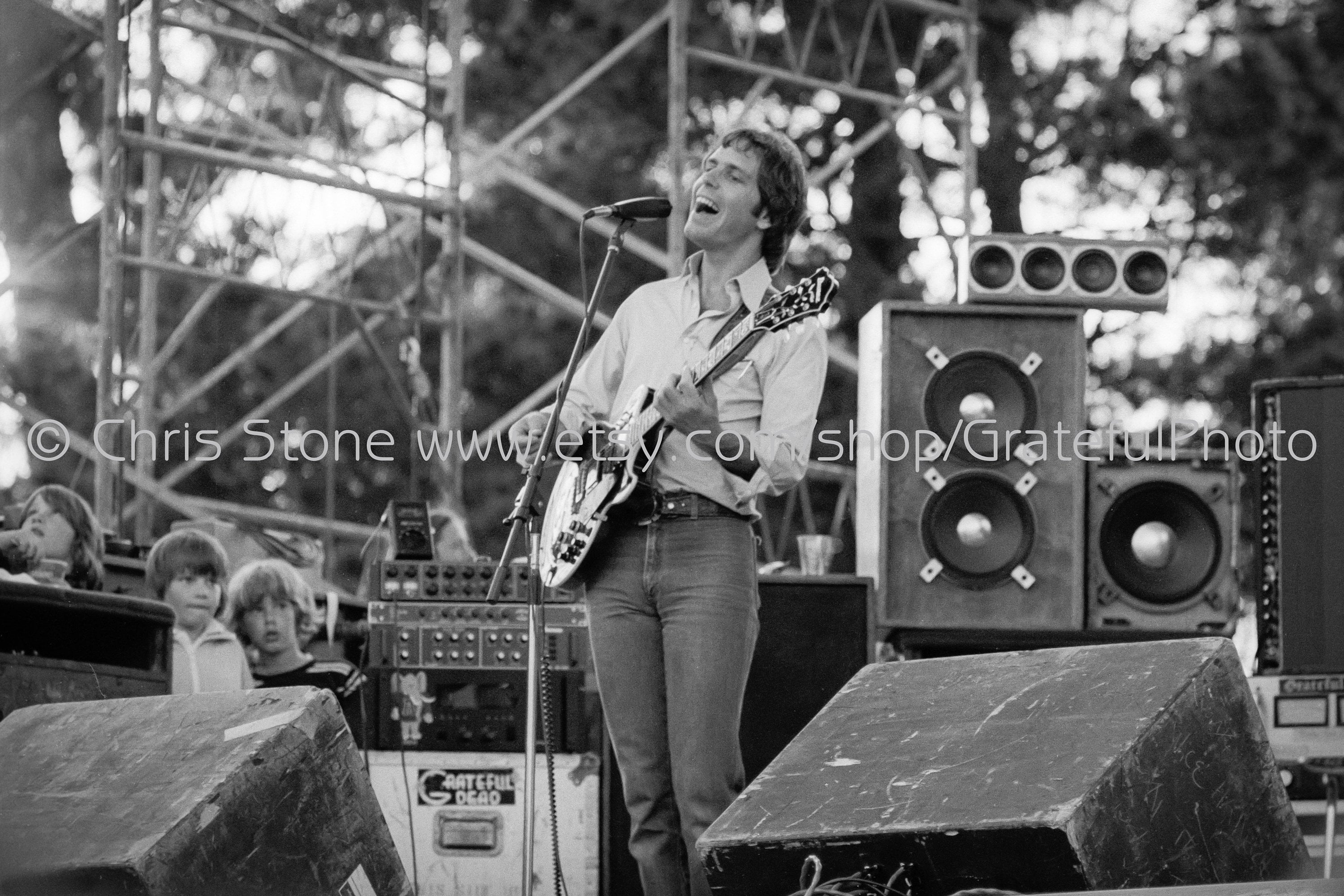 Bob Weir Original Unframed B&W Photograph - Etsy