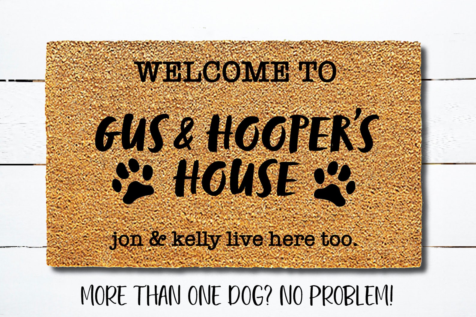 Custom Dog Doormat Mat dog's Etsy