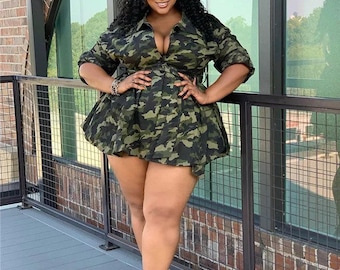 plus size camo outfits