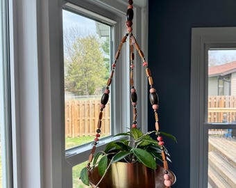 Spring Pink Hanging Planter