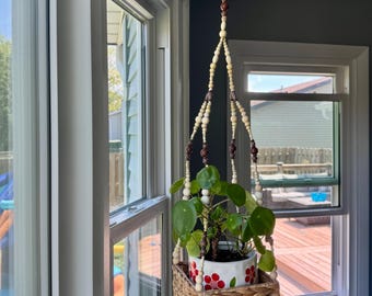 Boho Square Hanging Planter