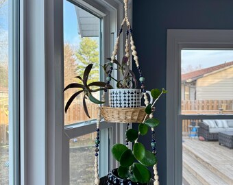 Golden Wicker Double Stack