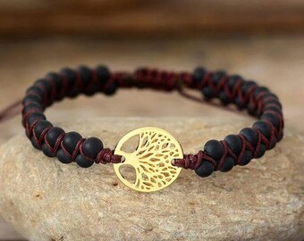 Onyx Stone Bracelet Etsy
