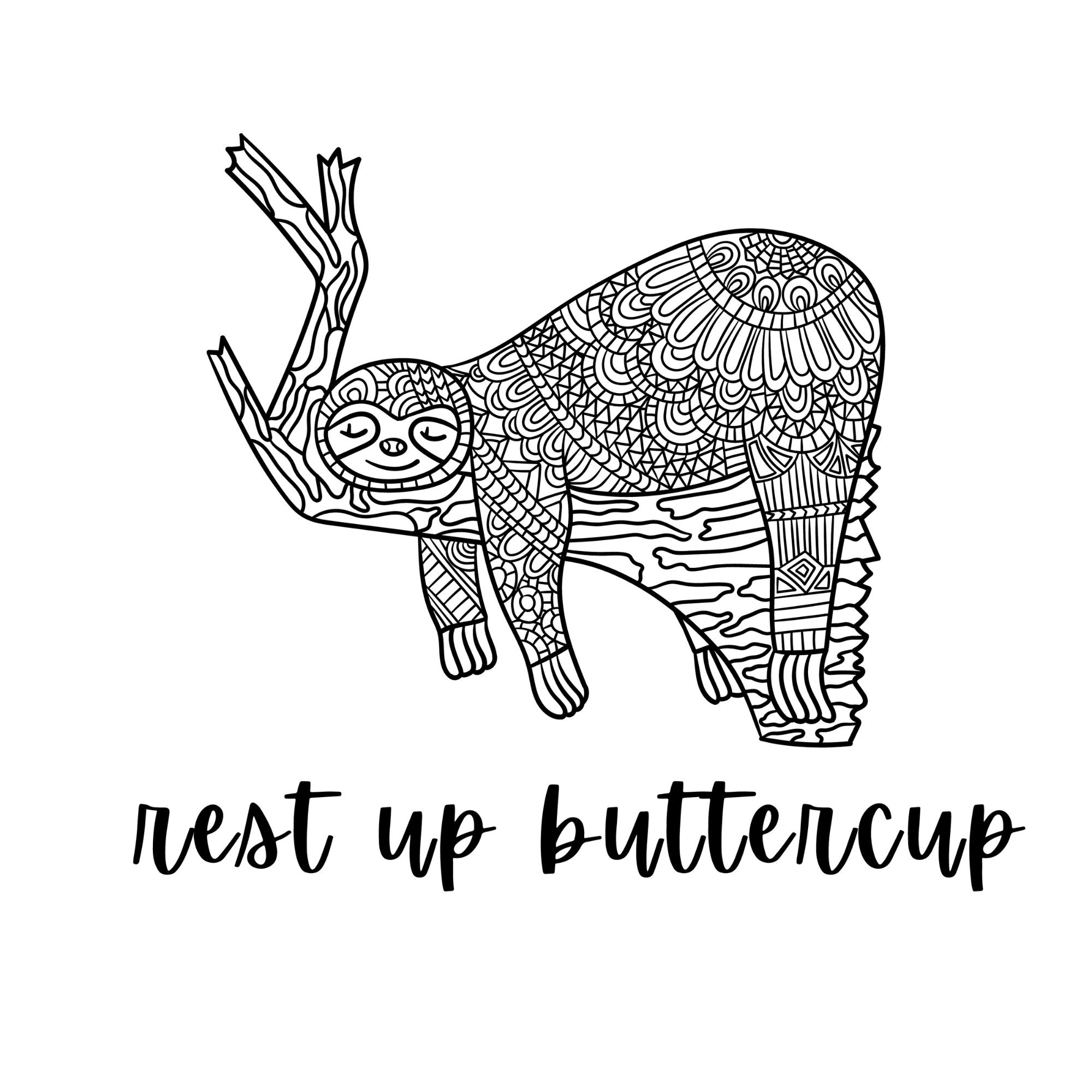 14 Sloth SVG BUNDLE, Sloth Quotes Svg, Svg for Cricut, Cute Sloth Svg