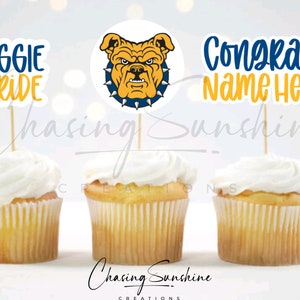 NCAT HBCU Cupcake Toppers